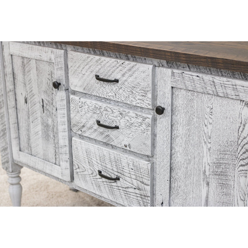 Madison Reclaimed White & Wood Buffet | TW&SP