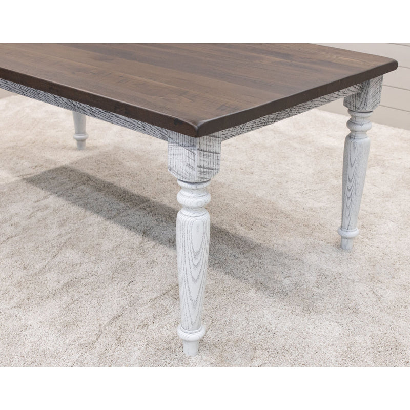 Belair  Reclaimed White & Wood Dining Table | TW&SP