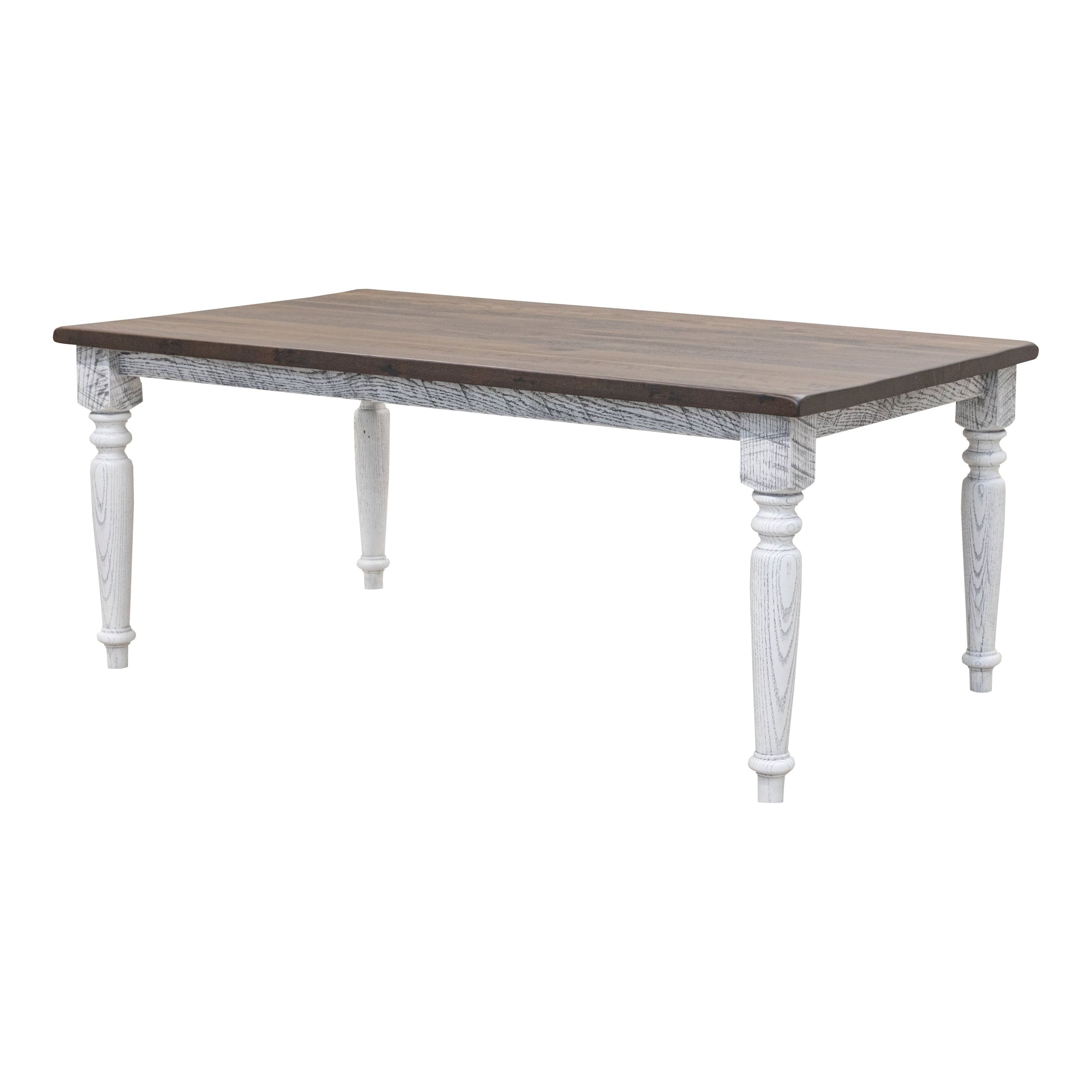 Belair  Reclaimed White & Wood Dining Table | TW&SP