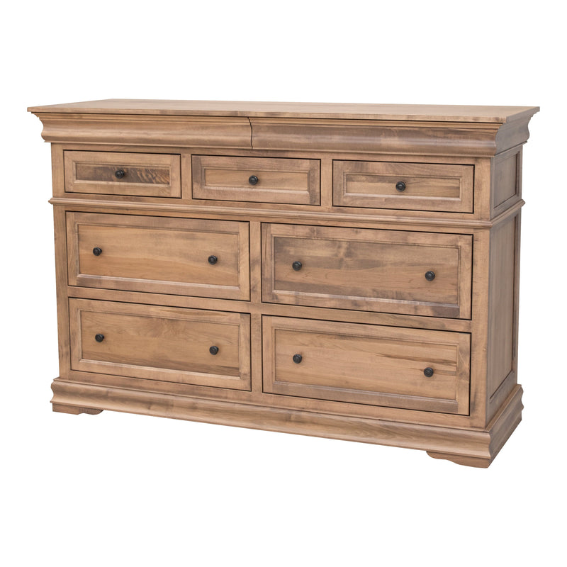 Madison Amish 7-Drawer Tall Dresser