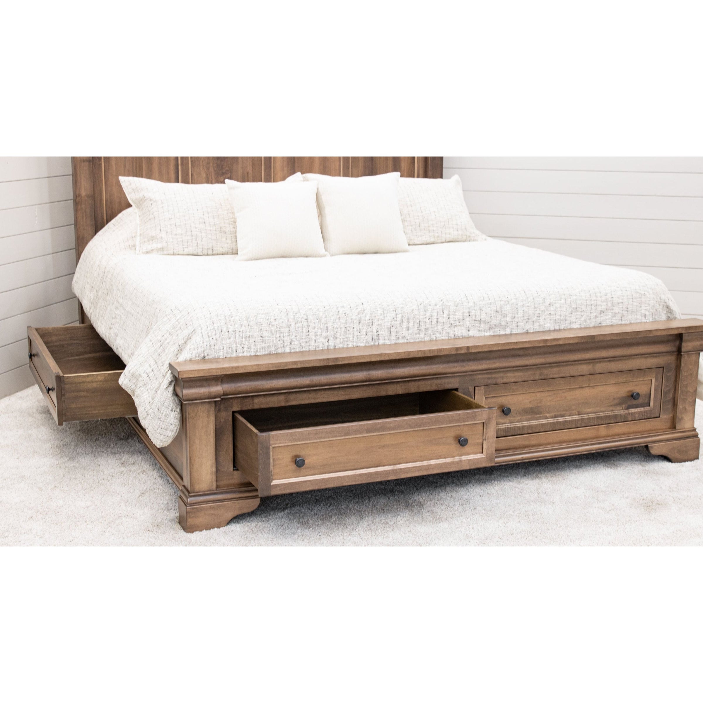Madison Amish Storage Platform Bed