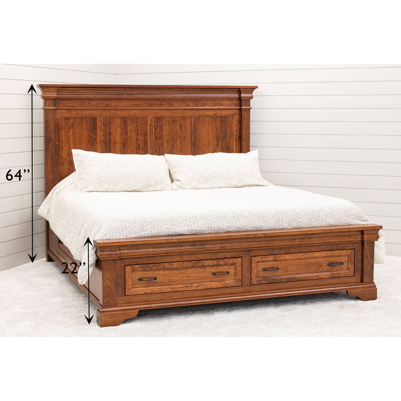 Madison Amish Storage Platform Bed