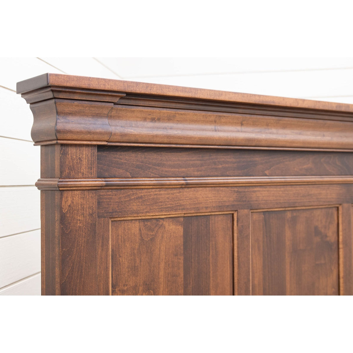 Madison King Maple Wood Storage Platform Bed | ASB