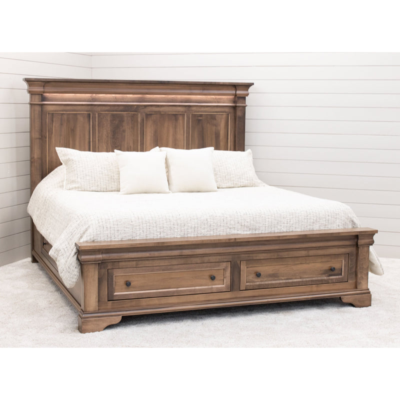 Madison Amish Storage Platform Bed