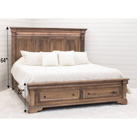 Madison Amish Storage Platform Bed