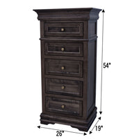 Madison Amish 5-Drawer Lingerie Dresser