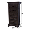 Madison Amish 5-Drawer Lingerie Dresser