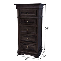 Madison Amish 5-Drawer Lingerie Dresser