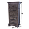 Madison Amish 5-Drawer Lingerie Dresser