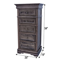 Madison Amish 5-Drawer Lingerie Dresser