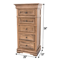 Madison Amish 5-Drawer Lingerie Dresser
