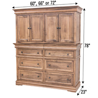 Madison Amish Mule Chest Armoire