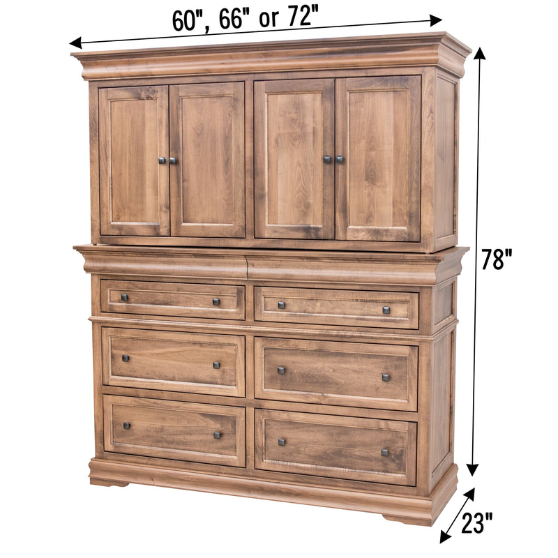Madison Amish Mule Chest Armoire
