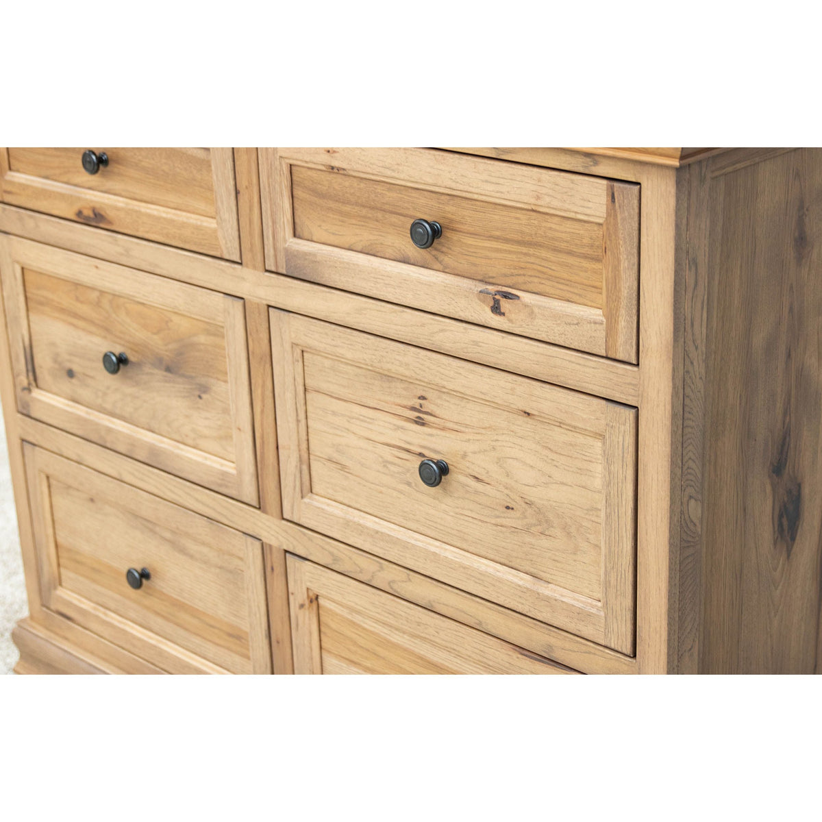 Madison Hickory Wood Mule Chest Armoire | WB