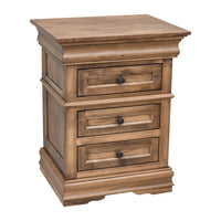 Madison Amish 3-Drawer Nightstand