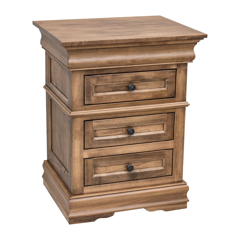 Madison Amish 3-Drawer Nightstand