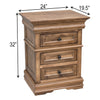 Madison Amish 3-Drawer Nightstand