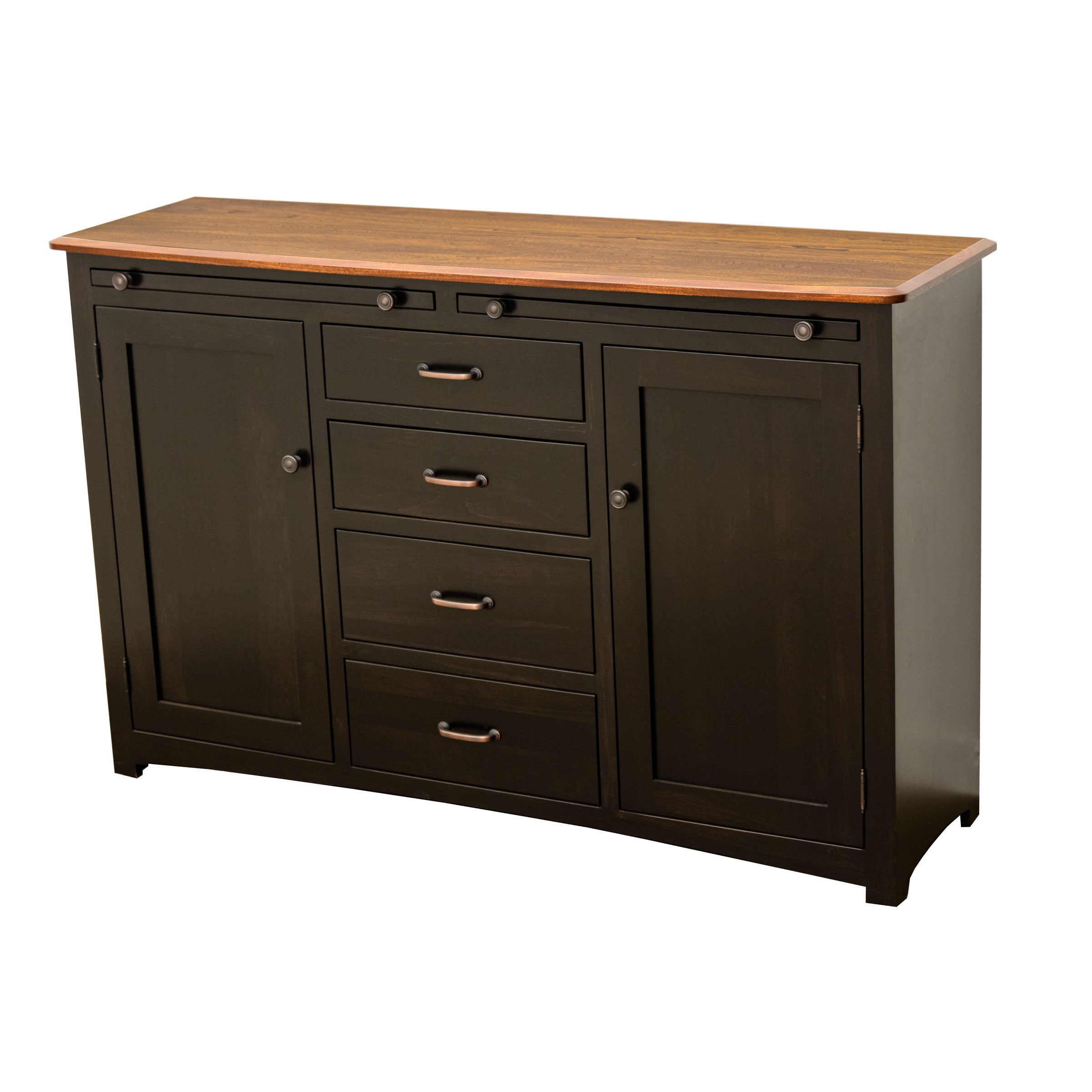Bennet Black & Wood Buffet - 72" | M-EB&E-MC