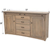 Bennet Maple Wood Buffet - 72" | DCD