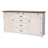 Bennet White & Wood Buffet - 72" | CS&CO