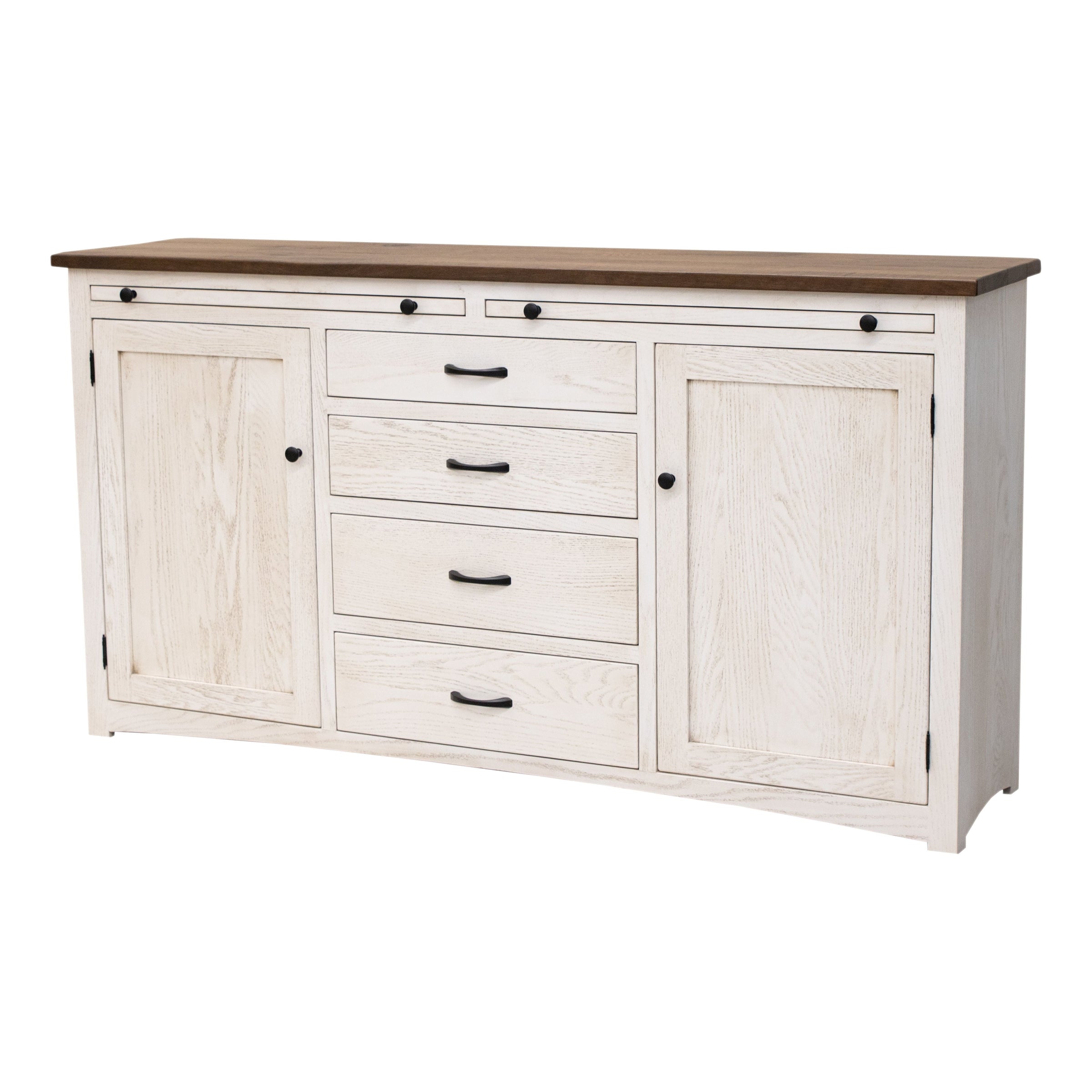 Bennet White & Wood Buffet - 72" | CS&CO