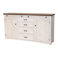 Bennet White & Oak Wood Buffet - 60" | O-CS&RWO-CO