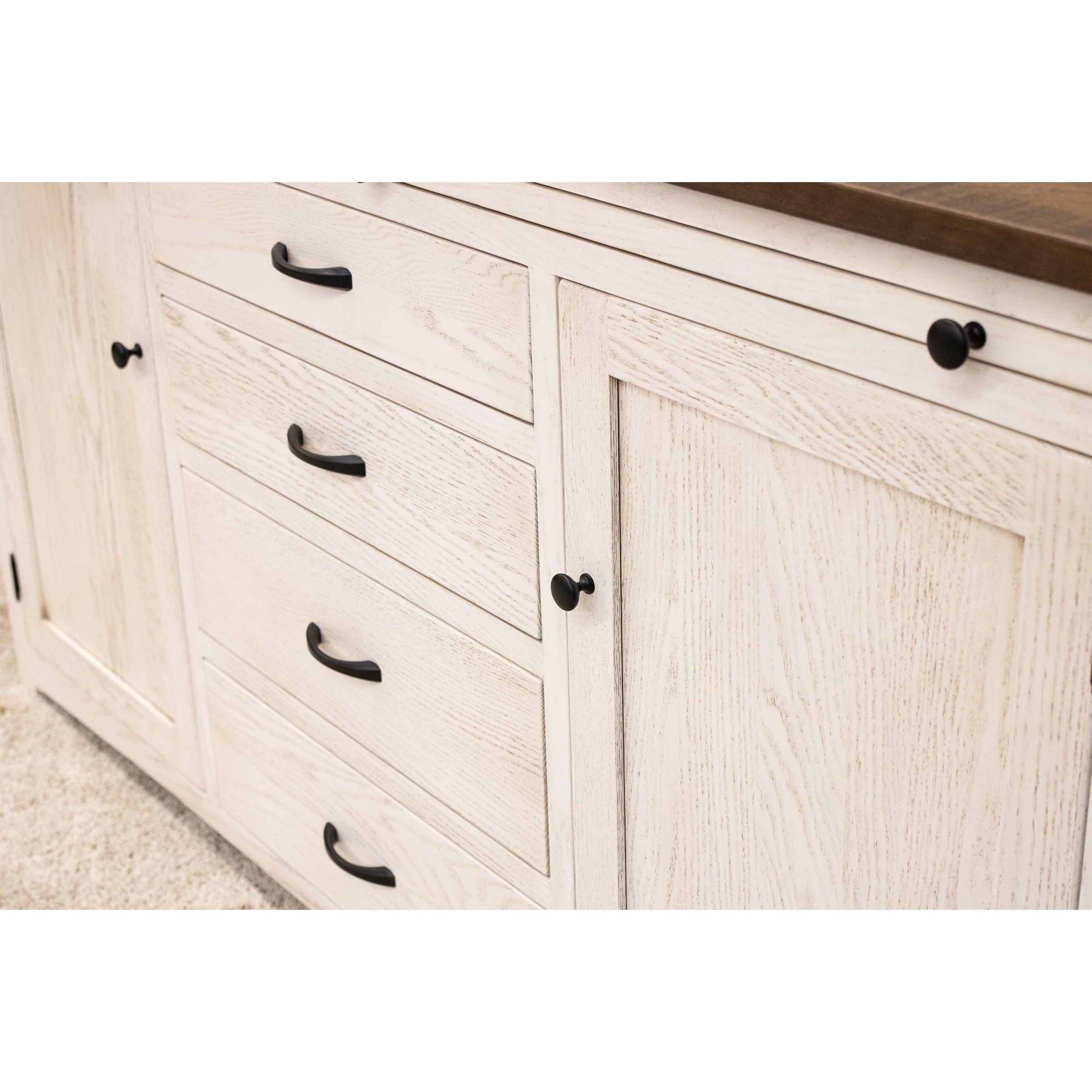 Bennet White & Wood Buffet - 72" | CS&CO