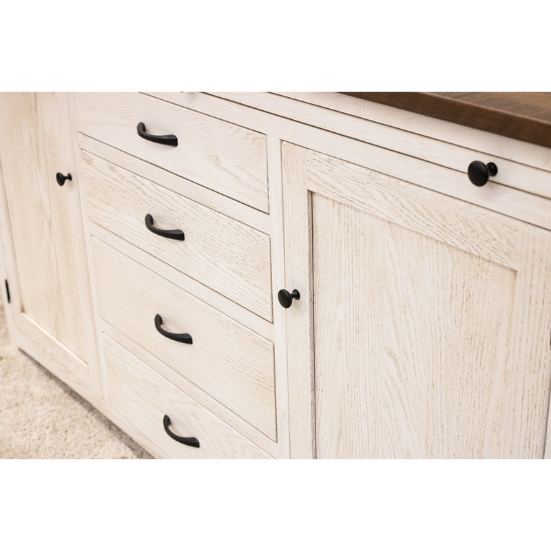 Bennet White & Wood Buffet - 72" | CS&CO
