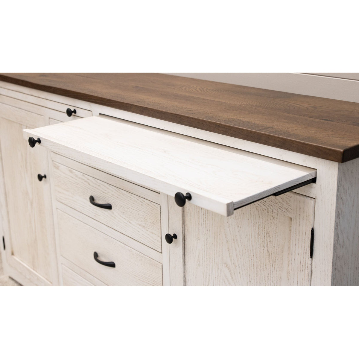 Bennet White & Wood Buffet - 72" | CS&CO