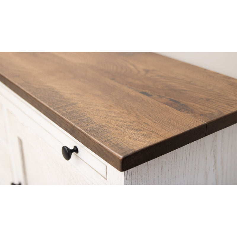 Bennet White & Wood Buffet - 72" | CS&CO