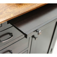 Bennet Black & Wood Buffet - 72" | M-EB&E-MC