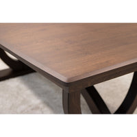 Bismark Large Quarter Sawn White Oak Wood Extending Amish Dining Table | BV
