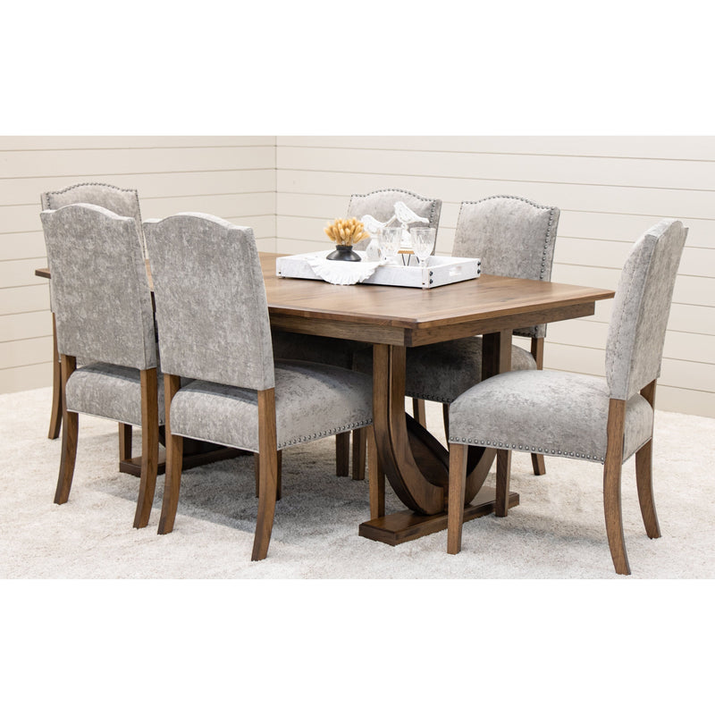 Bismark Large Hickory Wood Extending Amish Dining Table | CO