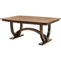 Bismark Large Cherry Wood Extending Amish Dining Table | ASB