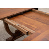Bismark Large Cherry Wood Extending Amish Dining Table | MC