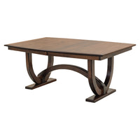 Bismark Large Maple Wood Extending Amish Dining Table | ASB