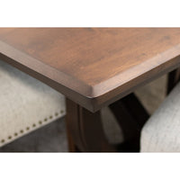 Bismark Large Maple Wood Extending Amish Dining Table | BV