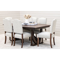 Bismark Large Maple Wood Extending Amish Dining Table | BV