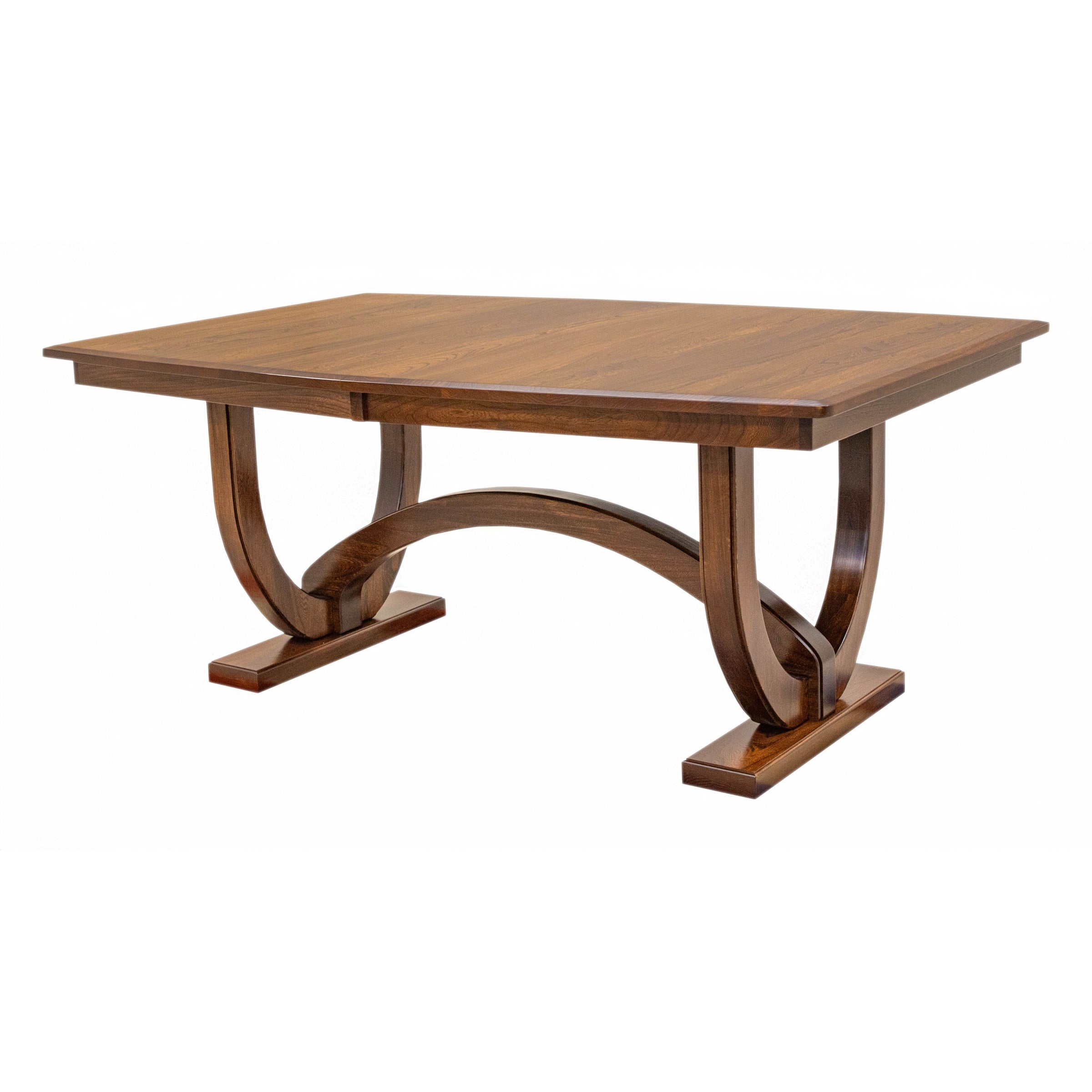 Bismark Large Elm Wood Extending Amish Dining Table | MC