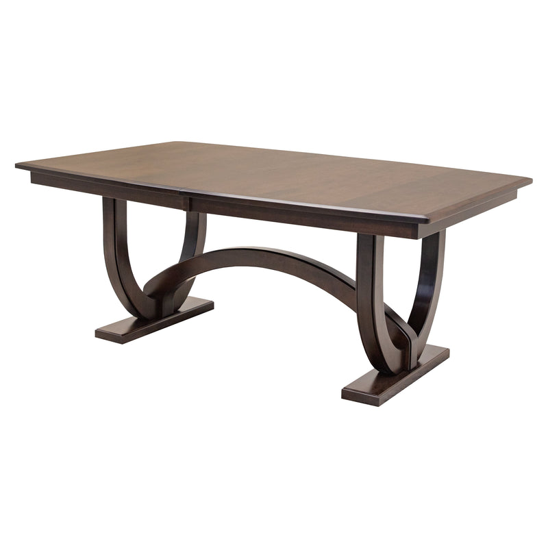 Bismark Large Maple Wood Extending Amish Dining Table | RT