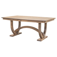 Bismark Large Maple Wood Extending Amish Dining Table | WB