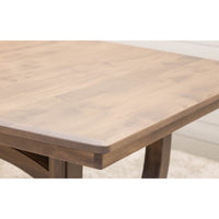 Bismark Large Maple Wood Extending Amish Dining Table | WB