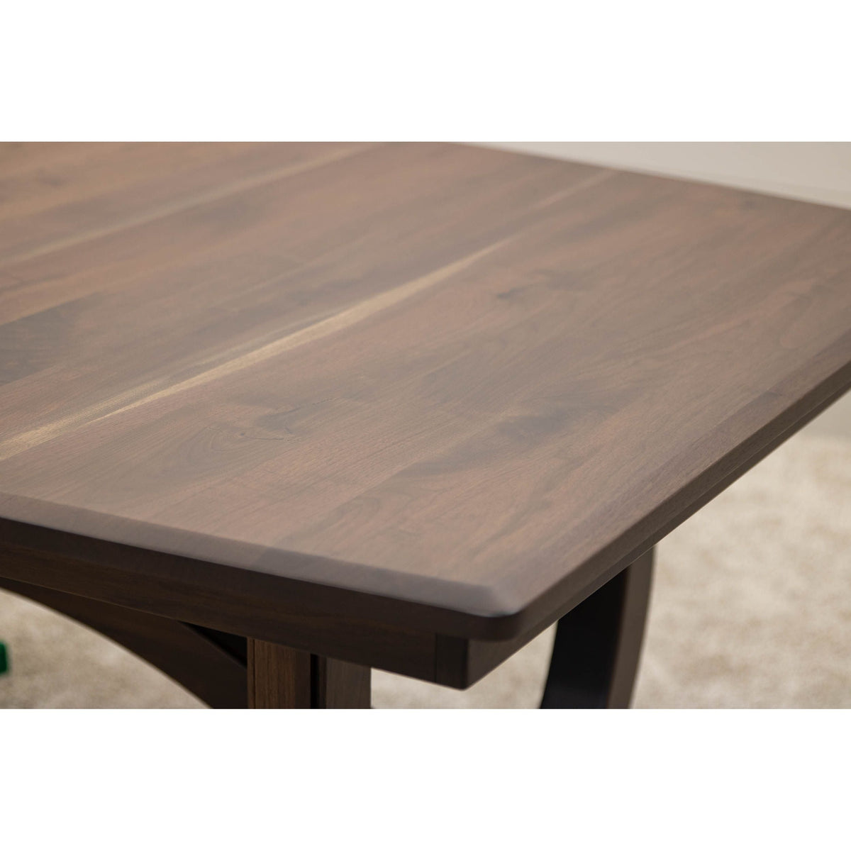 Bismark Large Walnut Wood Extending Amish Dining Table | CO