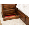 Amish Bookcase Bed in Elm Wood | MC