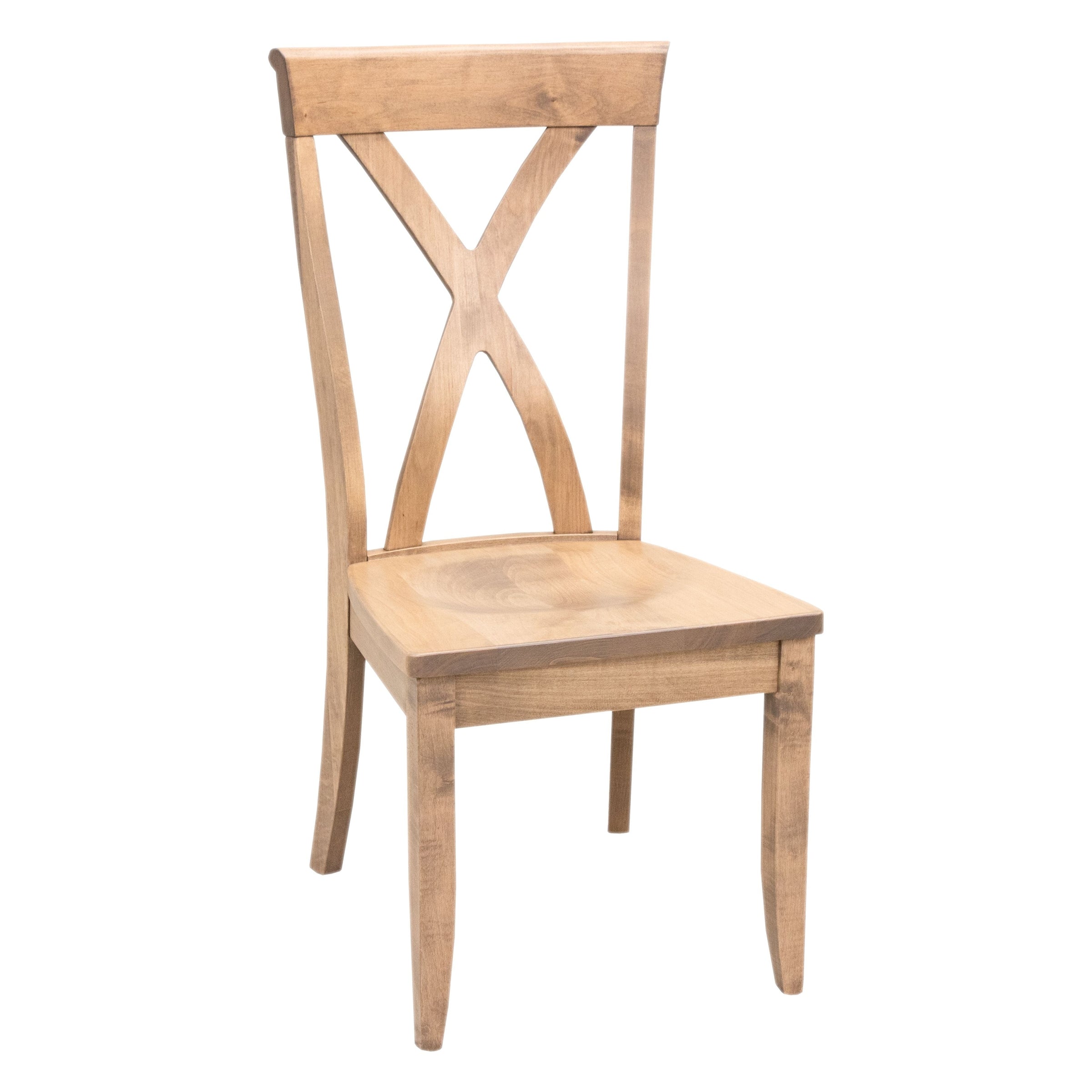Buckeye X Back Maple Wood Side Dining Chair | DS