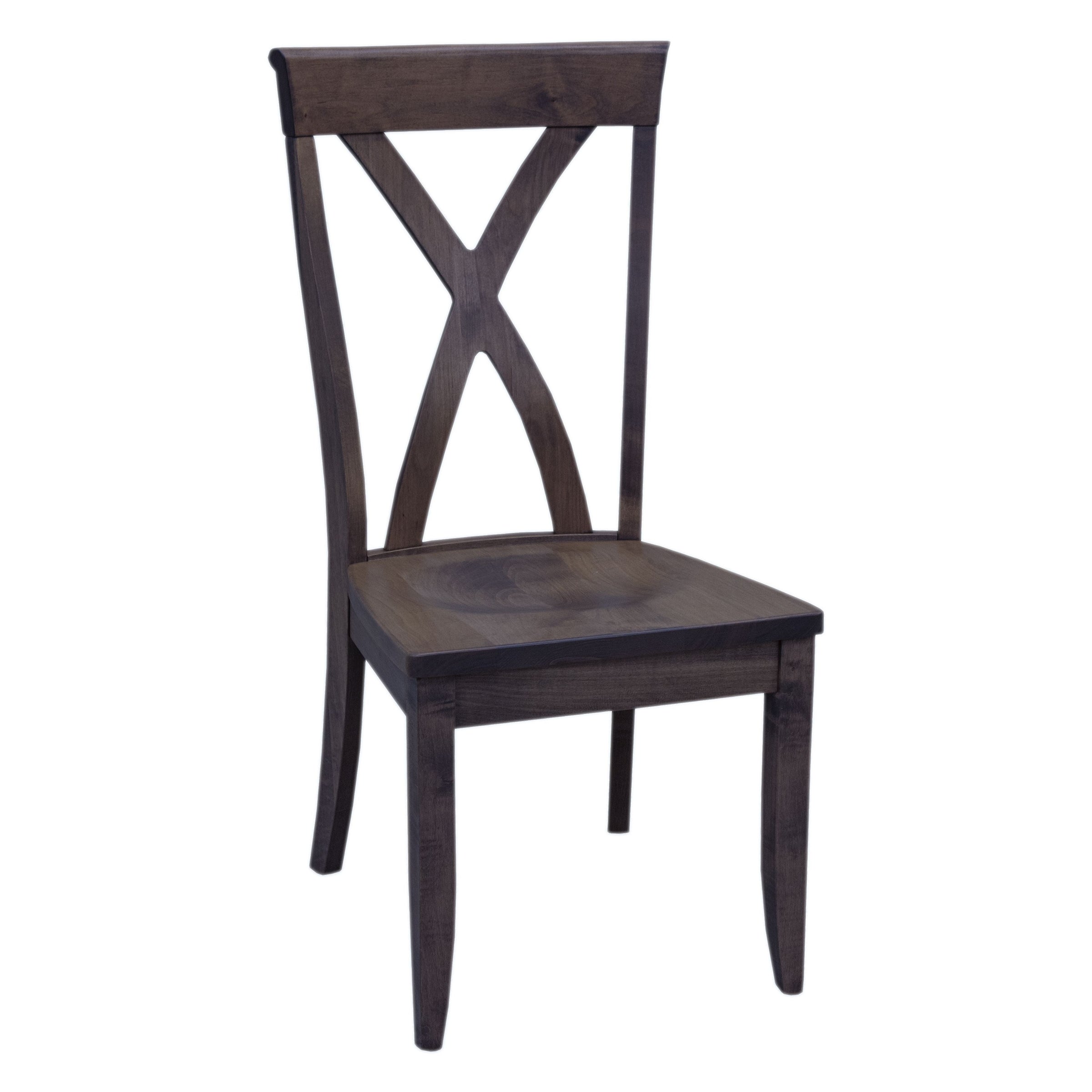 Buckeye X Back Maple Wood Side Dining Chair | DK