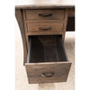 Brookstone Hickory Wood Flat Wall Desk | SB