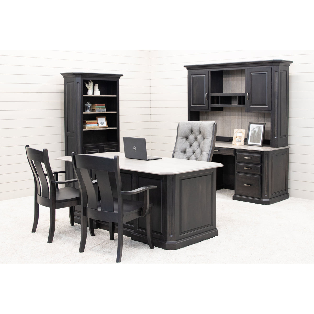 Augusta Maple Wood Arm Client Chair | DK