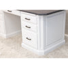 Boulevard White & Wood Executive Desk | M-DW&GS