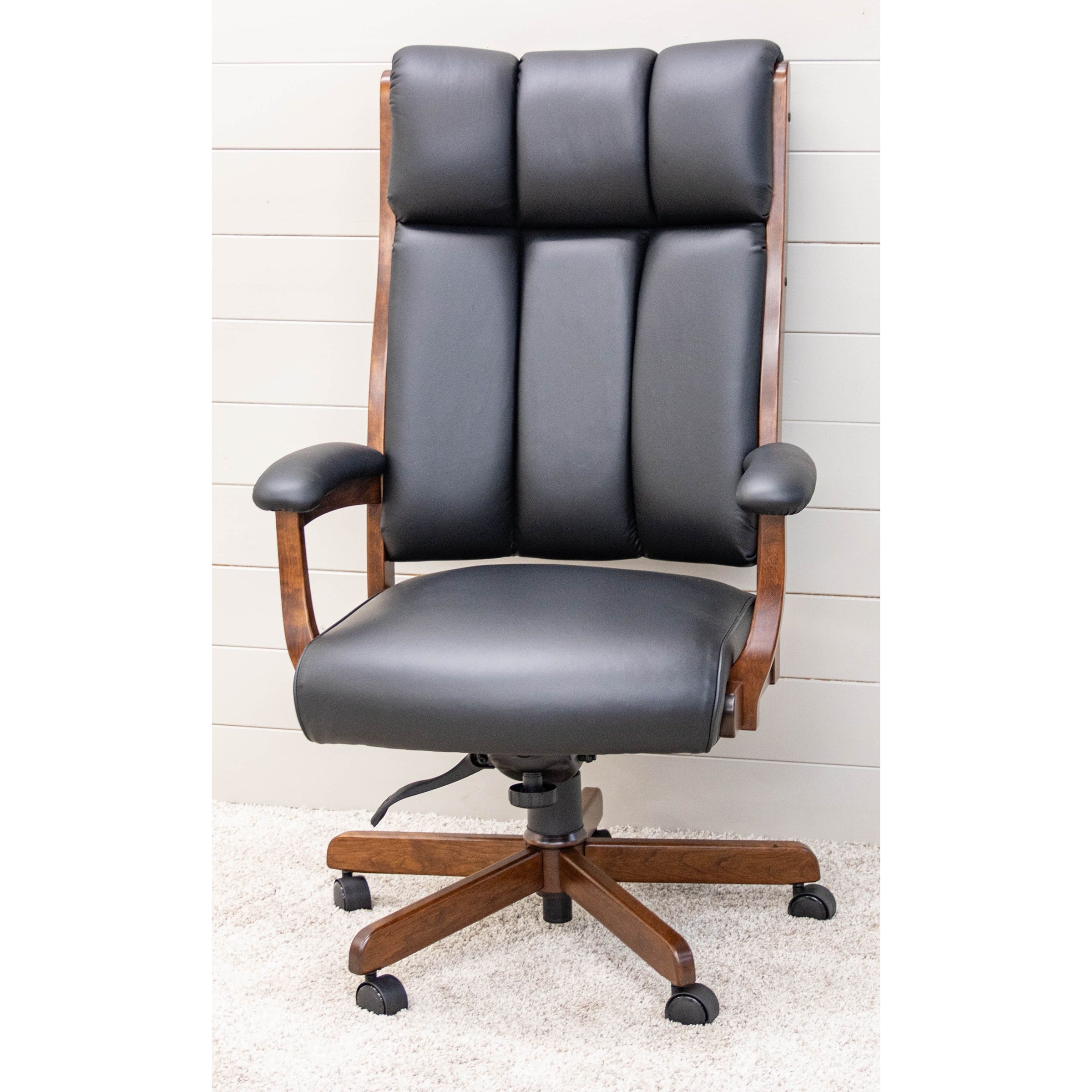 CE58 Cartwright Executive Black Leather Office Chair | C-GB